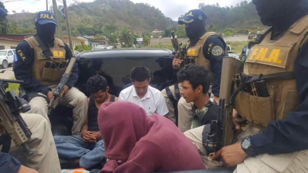 Honduras: capturan a cuatro miembros de la MS-13 por extorsión