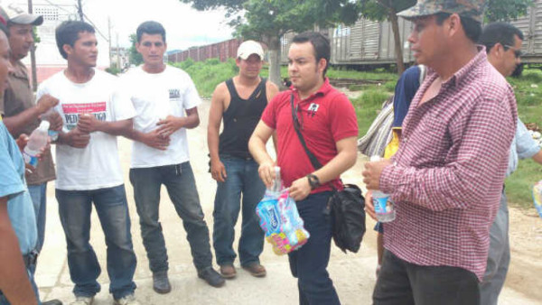 Varados 950 migrantes hondureños por daños al tren en México