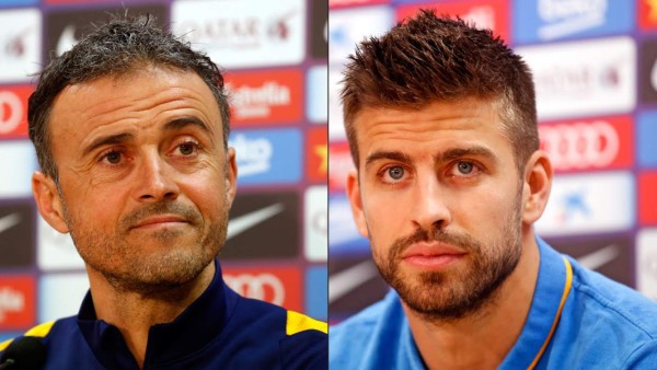 Luis Enrique sentencia a Piqué: 'Llorar es fácil'