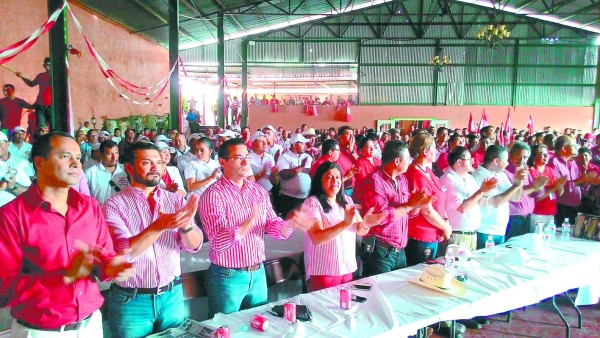 Los liberales muestran su unidad en La Entrada, Copán