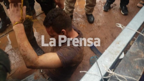 Policía salva de morir linchado a presunto delincuente en Tegucigalpa