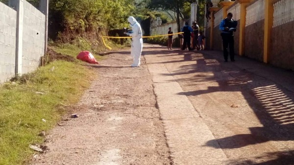 Hallan muerta y en un costal a una persona en Tegucigalpa