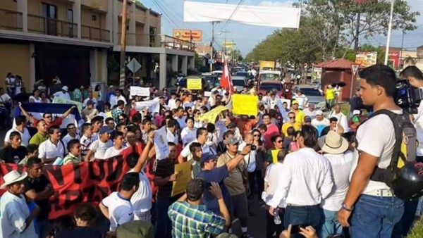Continúan marchas contra la corrupción en Honduras