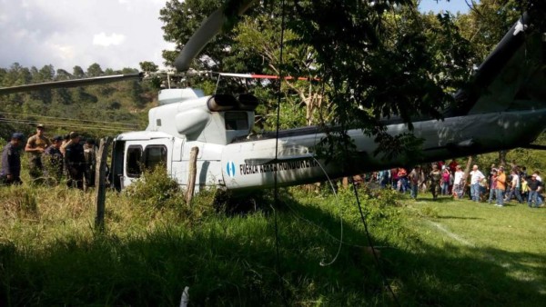 Video capta accidente de helicóptero en Ocotepeque