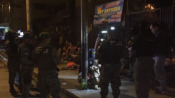 Varios detenidos deja fuerte operativo antidrogas en San Pedro Sula