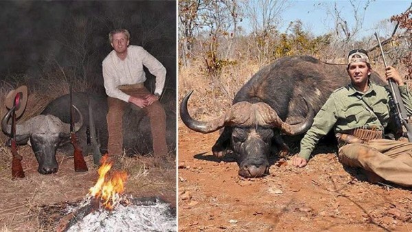 Polémica por fotos de hijos de Trump posando con animales cazados