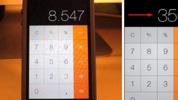 El 'truco' oculto en la calculadora del iPhone que muchos no saben