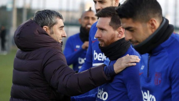 El mensaje de despedida de Messi a Ernesto Valverde