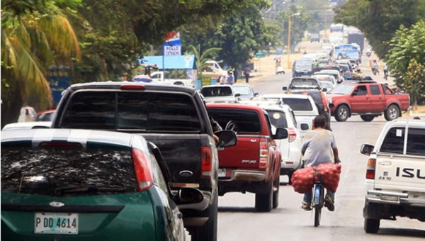 Tráfico fluido se observa en las principales arterias hacia El Progreso