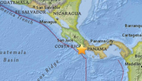 Terremoto de magnitud 5,2 sacude Costa Rica