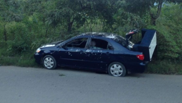 Acribillan a taxista y su pasajero en sector Chamelecón