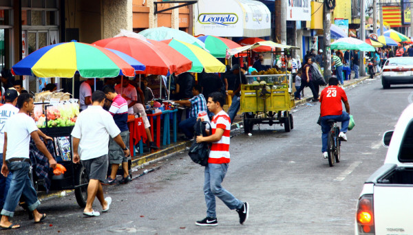 Centro de San Pedro Sula está peor que hace seis años
