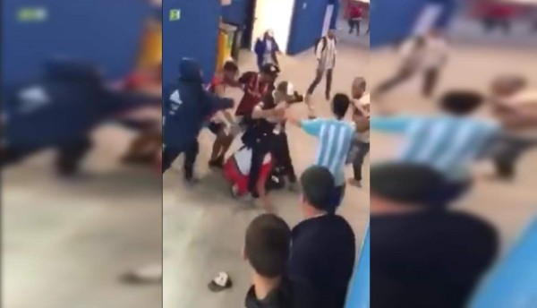 Piden deportación de argentinos que agredieron a croatas en Mundial