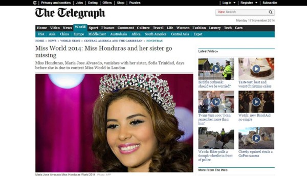 The Telegraph UK uno de los medios de comunicación más influyentes de Inglaterra.