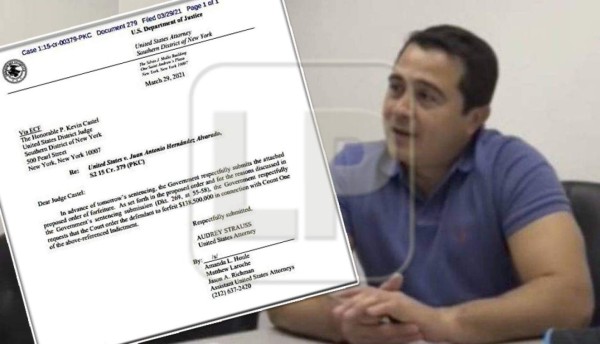 Fiscalía pide incautar $138.5 millones a Tony Hernández