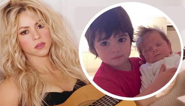 Shakira comparte foto de Milan con Sasha