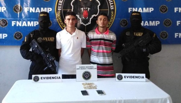 Capturan a dos supuestos extorsionadores de la MS-13