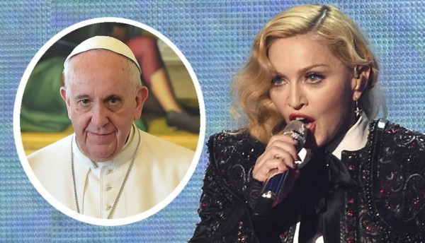 Madonna quiere una cita privada con el Papa Francisco