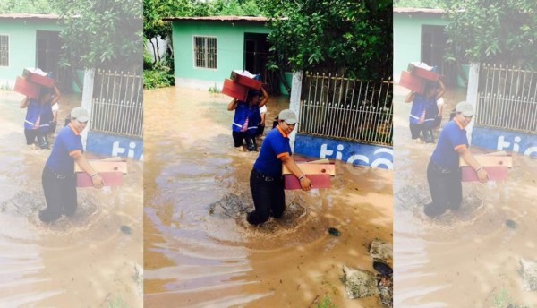 Unas 3,000 personas incomunidadas por las lluvias en Honduras