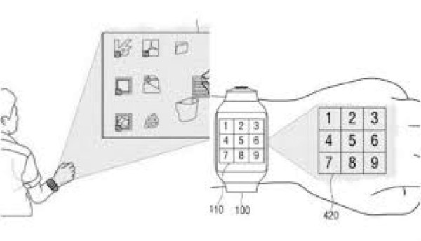 Patentan reloj inteligente que se proyecta sobre la mano