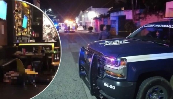 Sicarios del narcotráfico atacaron un bar en Michoacán durante una hora