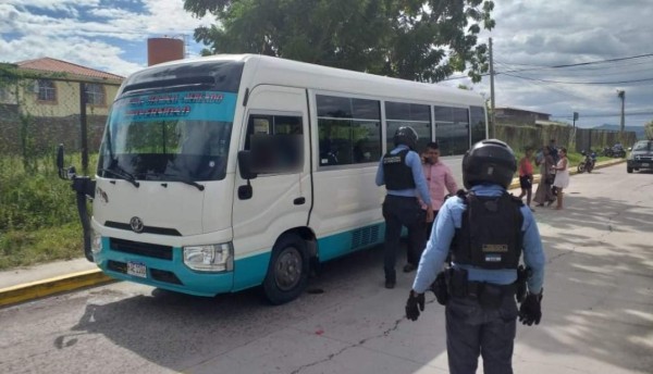 Matan al conductor de un bus en Choluteca