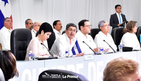 Cumbre de Tuxtla: Firman la Declaración de San Pedro Sula