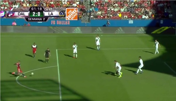 VIDEO: Bryan Acosta se estrena como goleador en el FC Dallas con un golazo