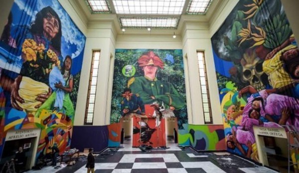 Con arte urbano Colombia celebra medio siglo de 'Cien años de soledad'