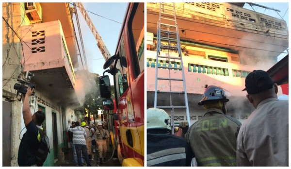 Mujer adicta a adrogas provoca incendio en edificio del barrio Medina