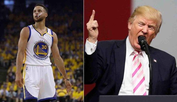 Inesperada polémica entre Donald Trump y Stephen Curry en Estados Unidos