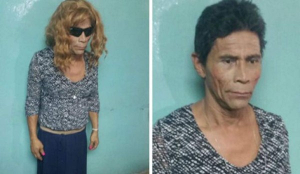 Vestido de mujer pretendía escapar un reo del Centro Penal de San Pedro Sula