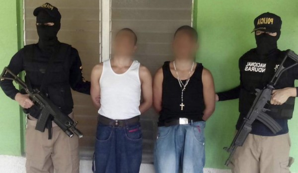 Capturan a dos menores por supuesta extorsión en el norte de Honduras