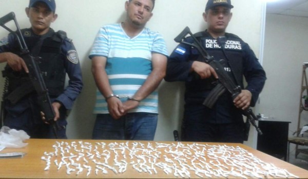 Detienen a hombre que transportaba cocaína en San Pedro Sula