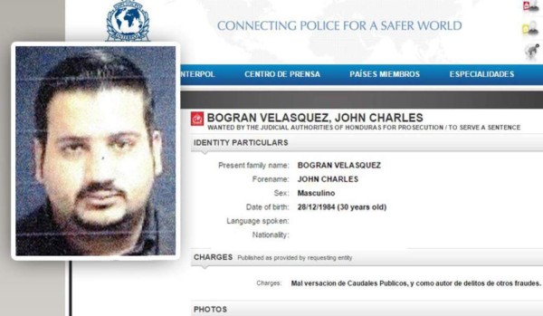 Auto de formal procesamiento y prisión a John Charles Bográn