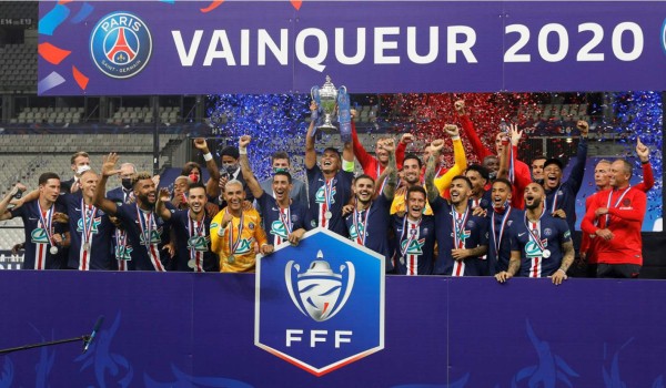 El PSG ganó el título de la Copa de Francia.