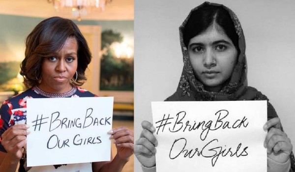 Michelle Obama se une a campaña para liberar a niñas de Nigeria