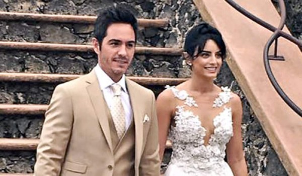 Primera imagen de la boda de Aislinn Derbez y Mauricio Ochmann   