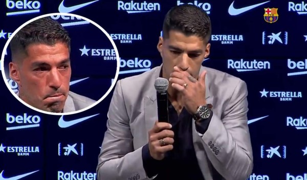 Luis Suárez se despide del Barça entre lágrimas: 'Se va un ser humano que tiene sentimientos'