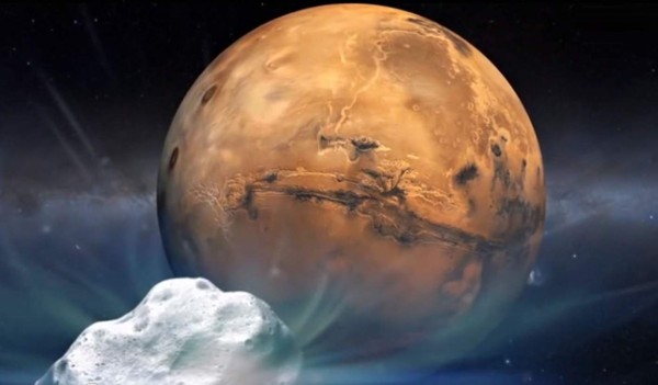 Marte se encontrará con el cometa Siding Spring