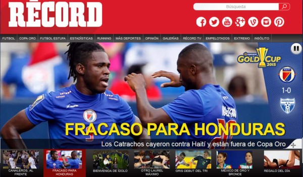 Así ve la prensa internacional la eliminación de Honduras