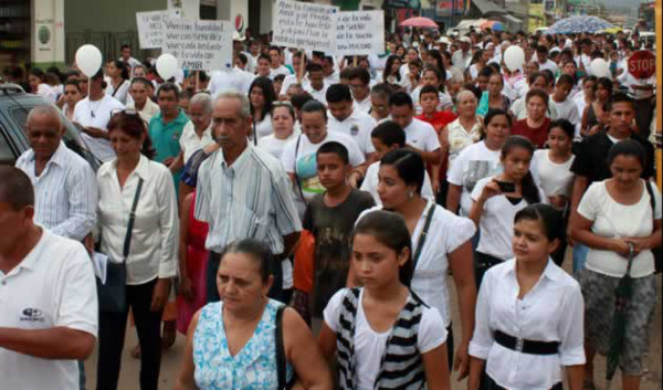 Vecinos de Morazán, Yoro, piden justicia y respeto por la vida