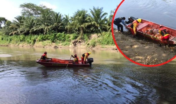 Flotando en el río Chamelecón encuentran cadáver de una mujer