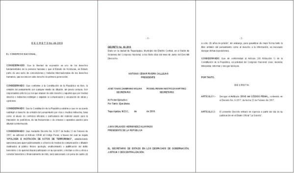 Congreso remite al Ejecutivo decreto que deroga el 335-B