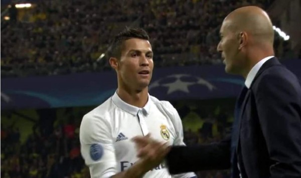 ¡Firmaron la paz! Así celebró Cristiano su gol con Zidane