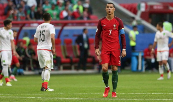 México amarga a Portugal y Cristiano Ronaldo en la Copa Confederaciones