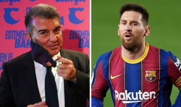 Laporta revela lo que le dijo Messi tras convertirse en nuevo presidente del Barcelona