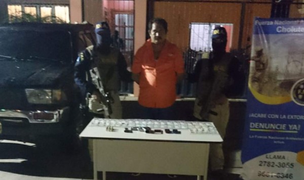 Capturan a pandillero líder de banda de narcotraficantes en Choluteca