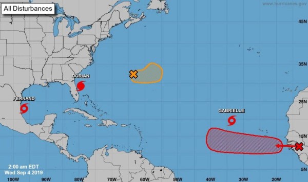 Otros cuatro sistemas tropicales se forman en el Atlántico
