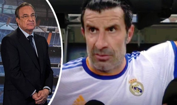 Luis Figo responde sin tapujos a las preguntas sobre los audios de Florentino Pérez